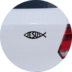 Adesivo para carro - Peixe / Jesus