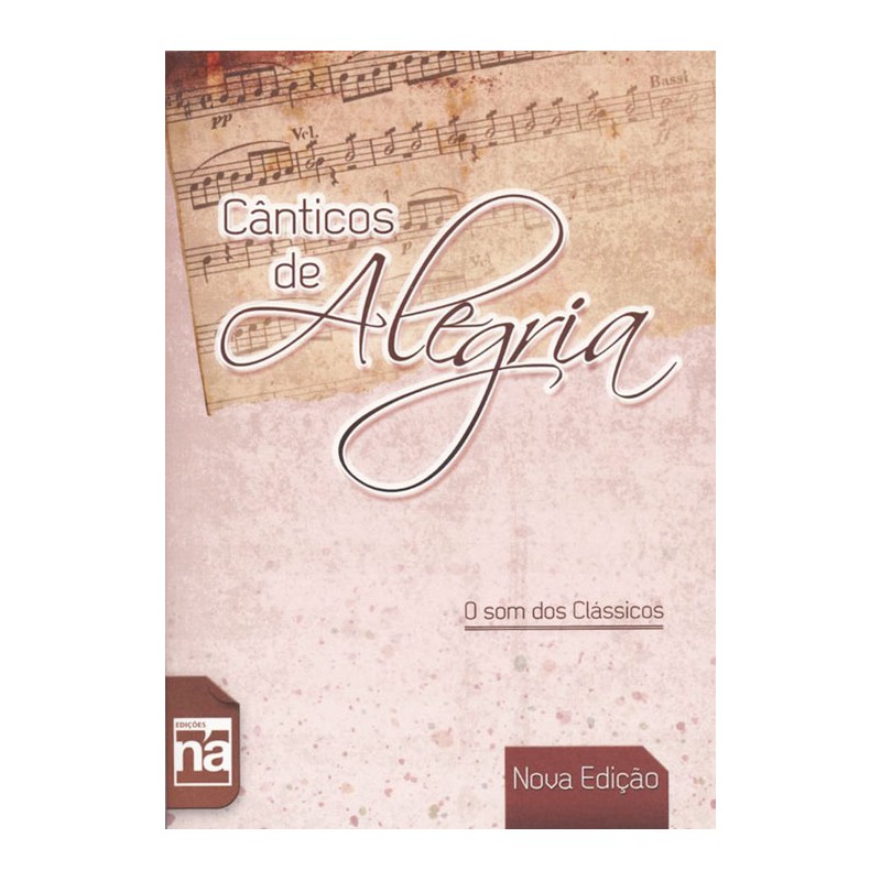 Cânticos de Alegria - Capa Castanha