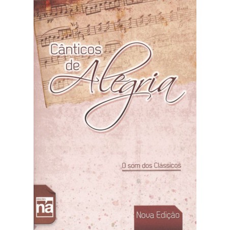 Cânticos de Alegria - Capa Castanha