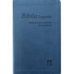 Bíblia Referências Cruzadas Concordância - Azul