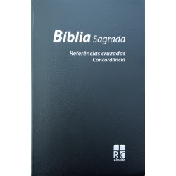 Bíblia DN 052 C -Referências Cruzadas Concordância - Preto