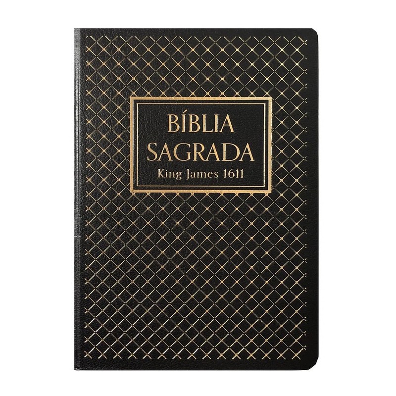 BÍBLIA KING JAMES 1611 - SEMI LUXO - PRETA