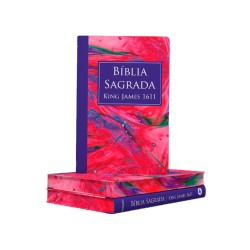 Bíblia Sagrada King James 1611 Letra Normal  Marmorizada