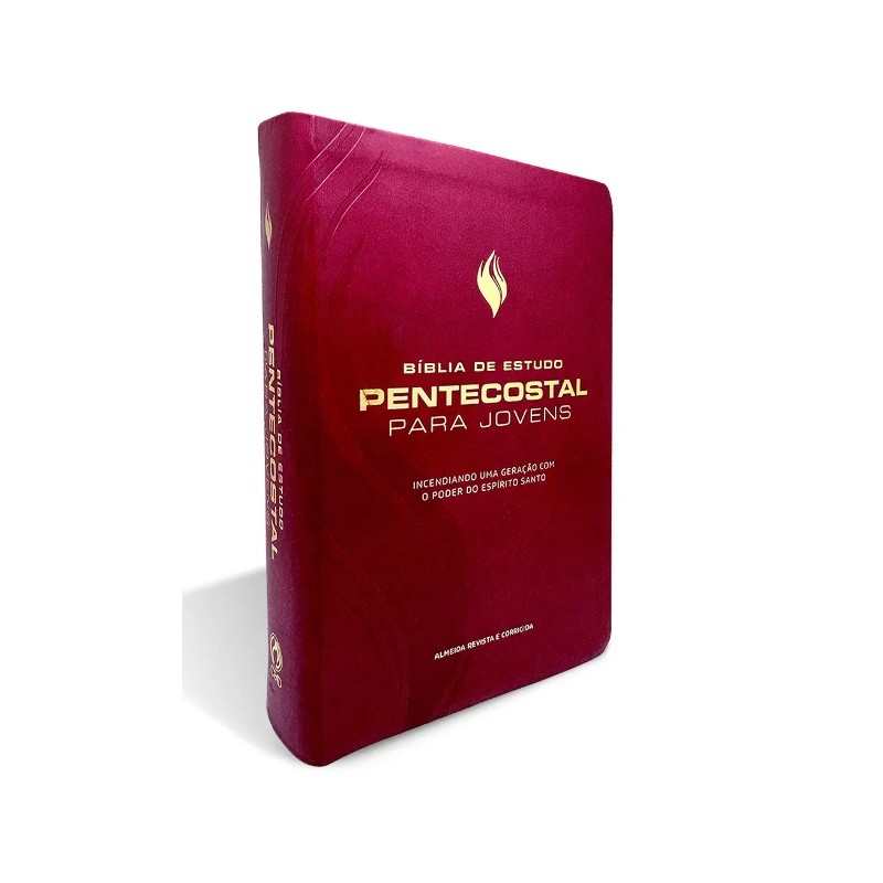 Bíblia de estudo pentecostal para jovens - vinho Bíblia de estudo pentecostal para jovens - vinho