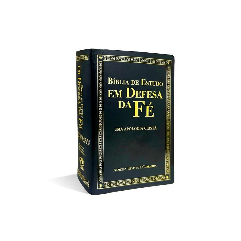 Bíblia de Estudo em Defesa da Fé - Preto