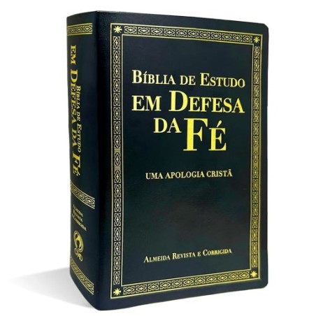 Bíblia de Estudo em Defesa da Fé - Preto