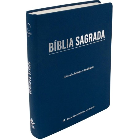 Bíblia Sagrada (ARC) Letra Gig. - Linha Ouro Azul