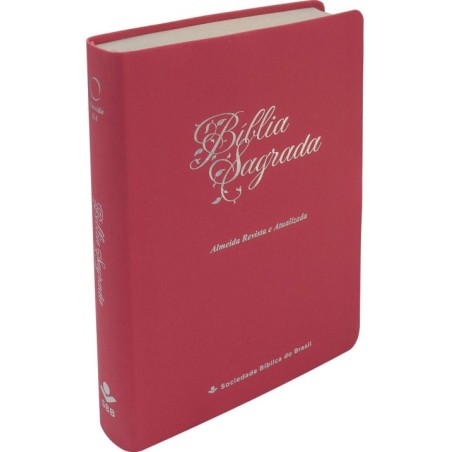 Biblia Sagrada (ARA) Letra Gigante - Linha Ouro Rosa