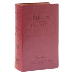 Bíblia de Estudo Joyce Meyer - NVI - luxo marsalla