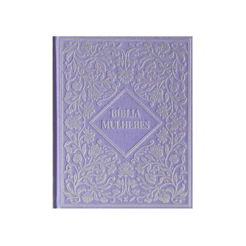 Bíblia Mulheres NVT - Uma Coluna Capa luxo Vintage roxa Bíblia Mulheres NVT - Uma Coluna Capa luxo Vintage roxa