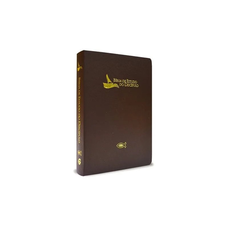 Bíblia de Estudo do Discípulo - Castanha