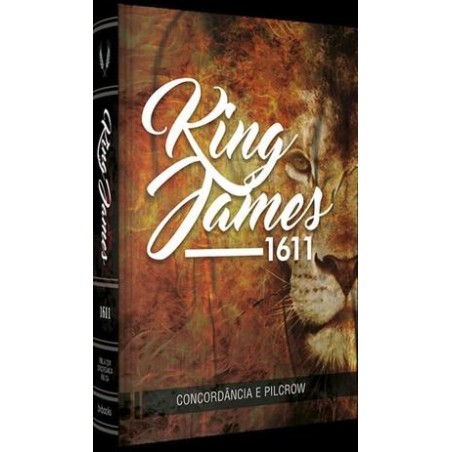 Bíblia King James 1611 Com Concordância Standard - Capa Leão