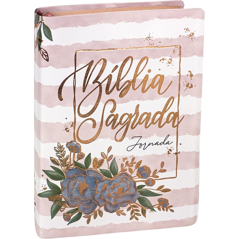 Bíblia A Jornada Capa Luxo NAA - Aquarela