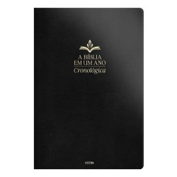 Bíblia em um ano - Cronológica - NVI - Preto
