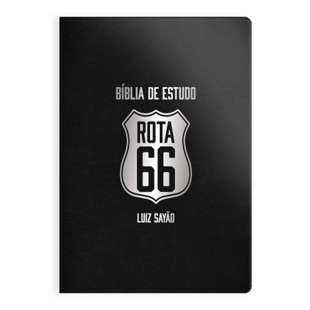 Bíblia de Estudo Rota 66 - Preta