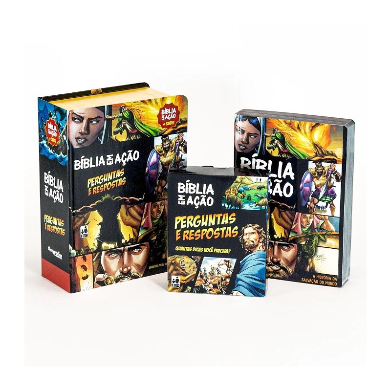 Box Bíblia em Ação - Perguntas e Respostas Box Bíblia em Ação - Perguntas e Respostas