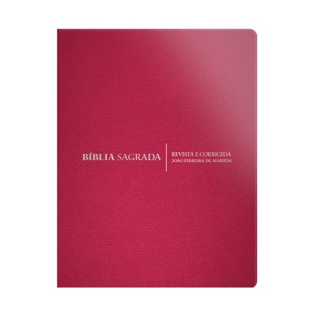 Biblia ARC Compacta Letra Normal Luxo Rosa