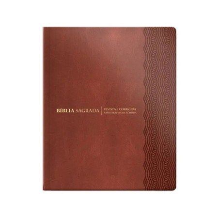 Bíblia Leia e Anote RC Avelã - Capa Luxo