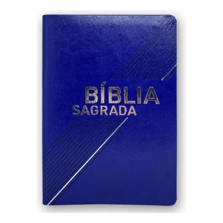 Bíblia Nvi Letra Grande - Luxo Azul