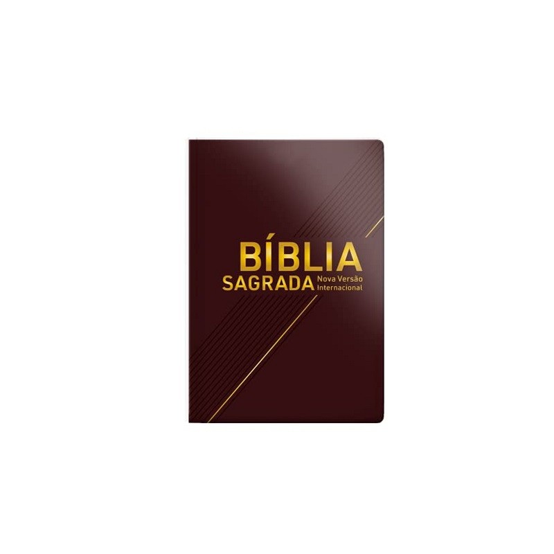 Bíblia Nvi Letra Grande - Luxo Vinho