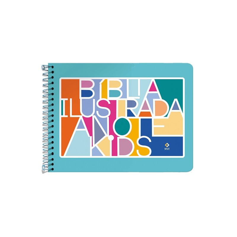 Bíblia Ilustrada Anote Kids - NVT - Colors