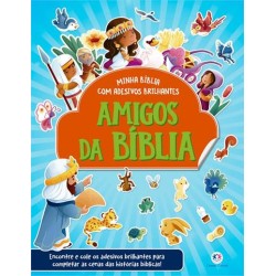 AMIGOS DA BÍBLIA: COM ADESIVOS BRILHANTES