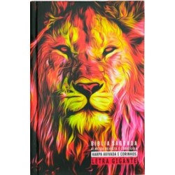 Biblia Gigante Capa Dura Arc Com Harpa - Leao Fogo
