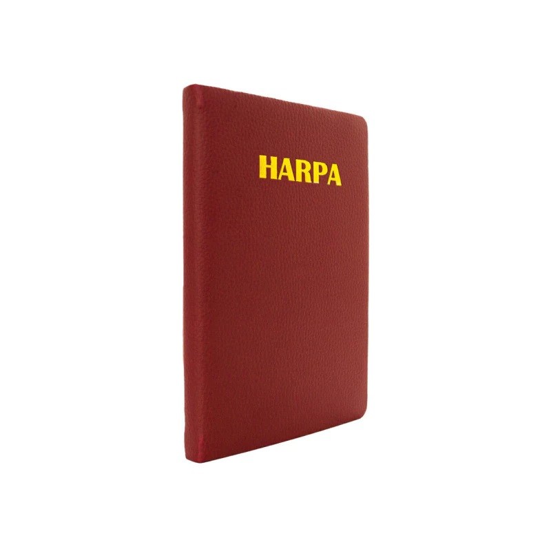 Harpa Cristã Letra Gigante Capa Almofadada Bordô