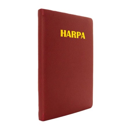Harpa Cristã Letra Gigante Capa Almofadada Bordô