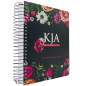 Bíblia Kja Para Anotações - Espiral Floral Pink