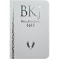 Bíblia King James 1611 - ampliada - letra gigante - capa ultra-fina - luxo branca
