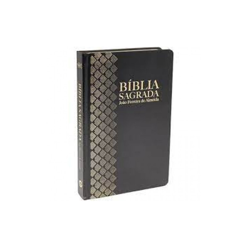 Bíblia Sagrada | ARC | Letra Normal | Capa Semi-Luxo Preta