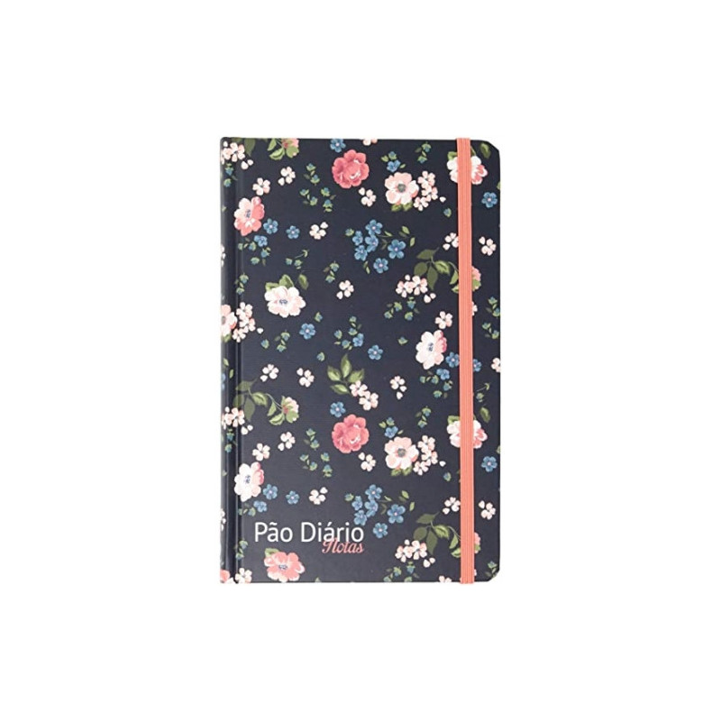 Pão Diário Notas - Floral Preto