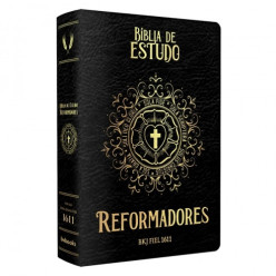 BIBLIA DE ESTUDO DOS REFORMADORES -  KING JAMES 1611 - PRETA