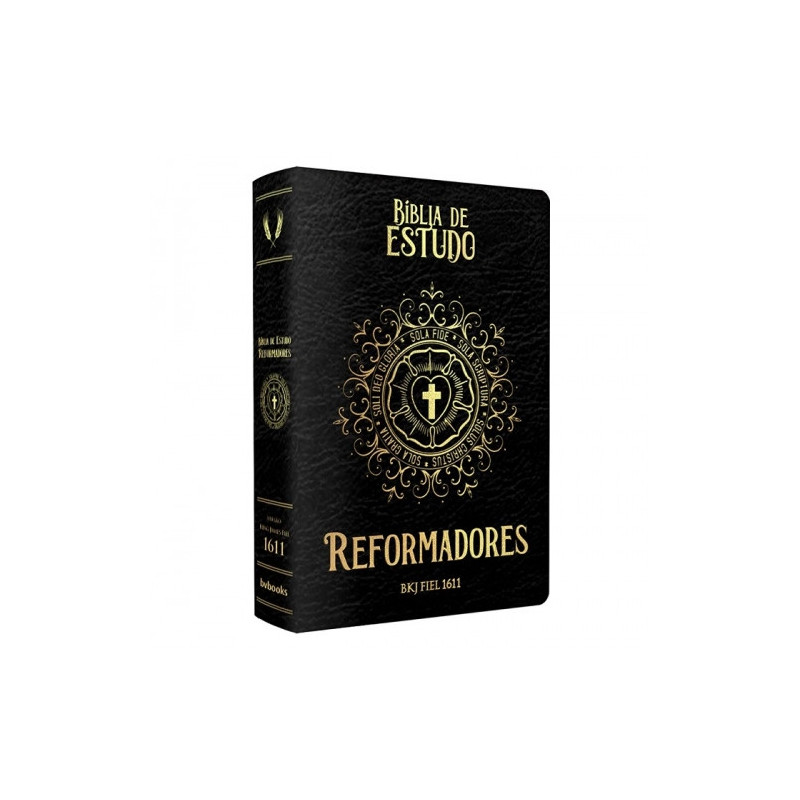 BIBLIA DE ESTUDO DOS REFORMADORES -  KING JAMES 1611 - PRETA