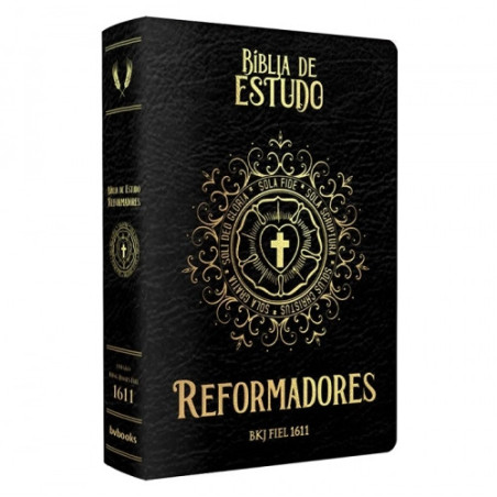 BIBLIA DE ESTUDO DOS REFORMADORES - KING JAMES 1611 - PRETA