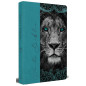 SANTA BIBLIA CAPA LEAO AZUL