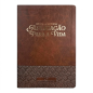BIBLIA DE ESTUDO APLICAÇAO PARA A VIDA - CAPA LUXO CASTANHA