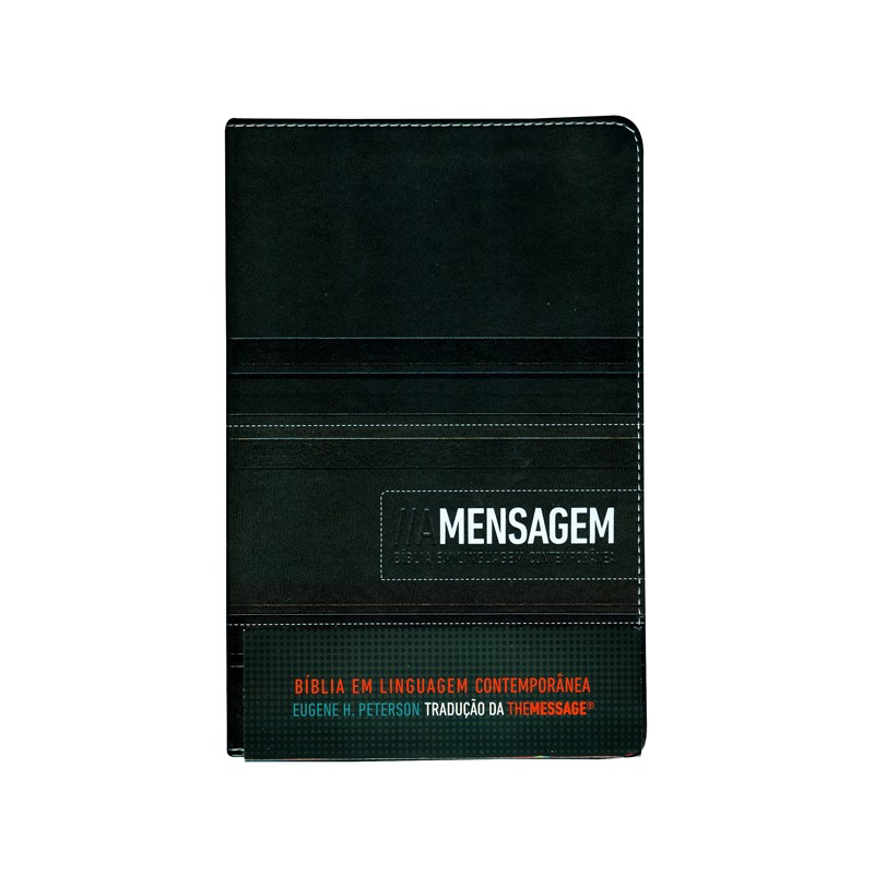 Bíblia A Mensagem em linguagem contemporânea - Preta Bíblia A Mensagem em linguagem contemporânea - Preta