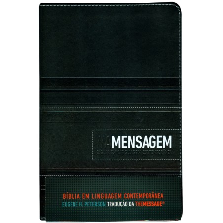 Bíblia A Mensagem em linguagem contemporânea - Preta