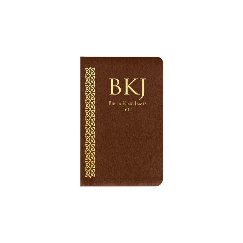 Bíblia King James Fiel 1611 Ultra Fina - Marrom 