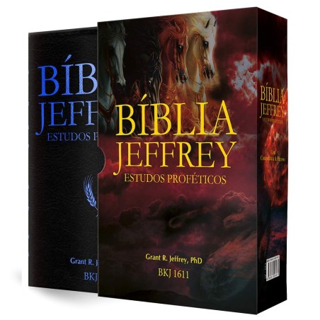 Bíblia Jeffrey Estudos Proféticos - Azul
