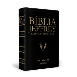 Bíblia Jeffrey Estudos Proféticos - Preta