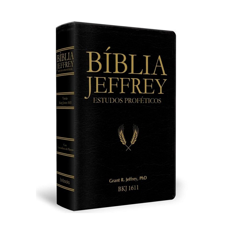 Bíblia Jeffrey Estudos Proféticos - Preta