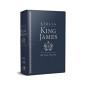 Bíblia de Estudo King James Atualizada - Letra Grande - Luxo Azul Escuro