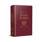 Bíblia King James Atualizada Estudo Letra Grande Vinho