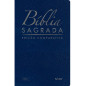 Bíblia Sagrada Comparativa Extra Gigante - Capa Luxo Azul