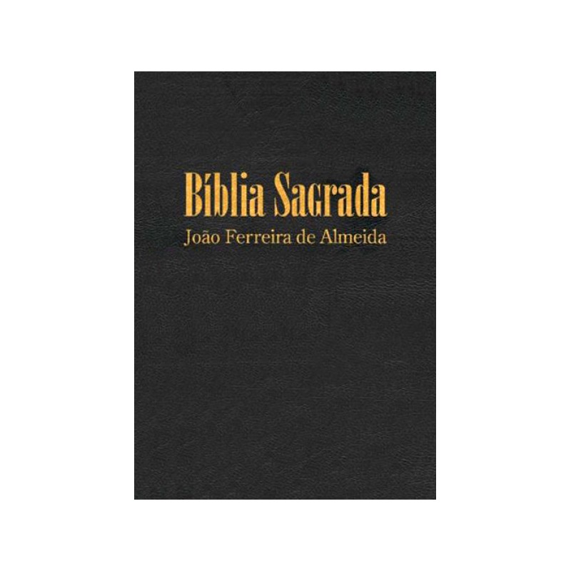 Bíblia Sagrada - Letra Gigante - ARC - Semi Luxo - Preta