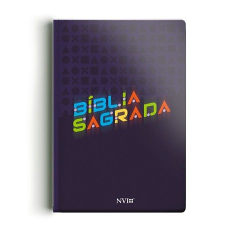 BÍBLIA NVI SLIM SEMI LUXO - COLOR POP IT