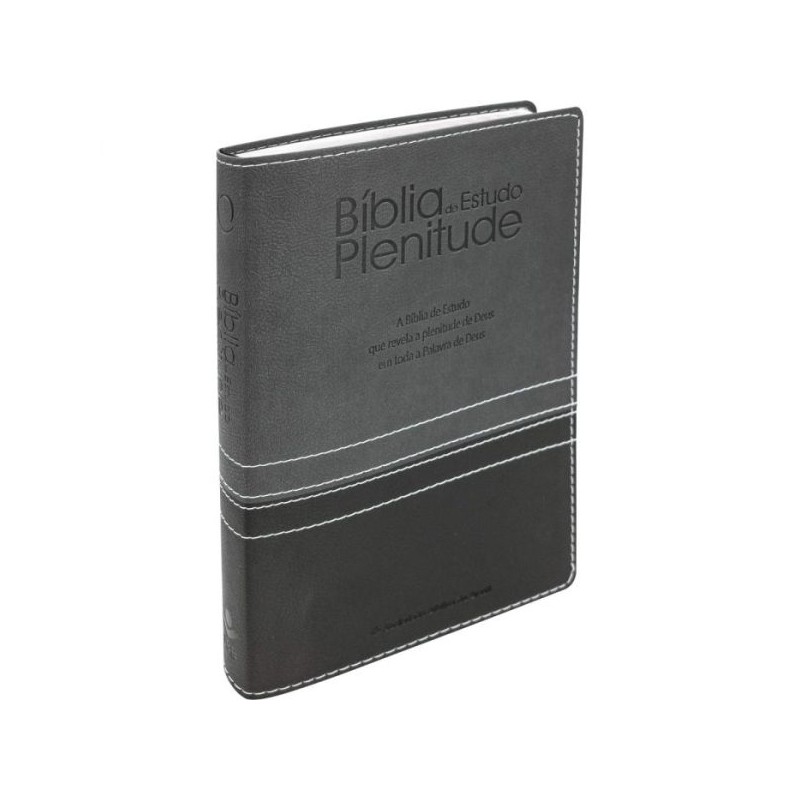 Bíblia de Estudo Plenitude - Capa Cinza Chumbo Bíblia de Estudo Plenitude - Capa Cinza Chumbo